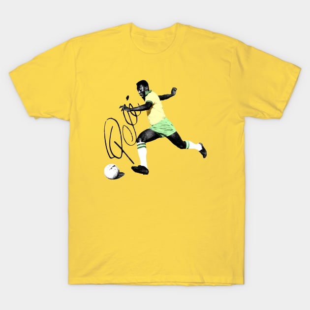 Pele Legend ball T-Shirt by dwimuksin99